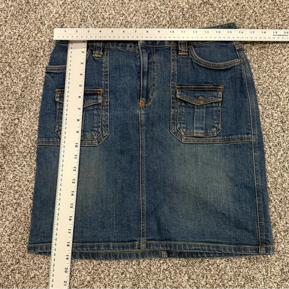 Old Navy Vintage Y2K Blue Denim Versatile Mini Skirt